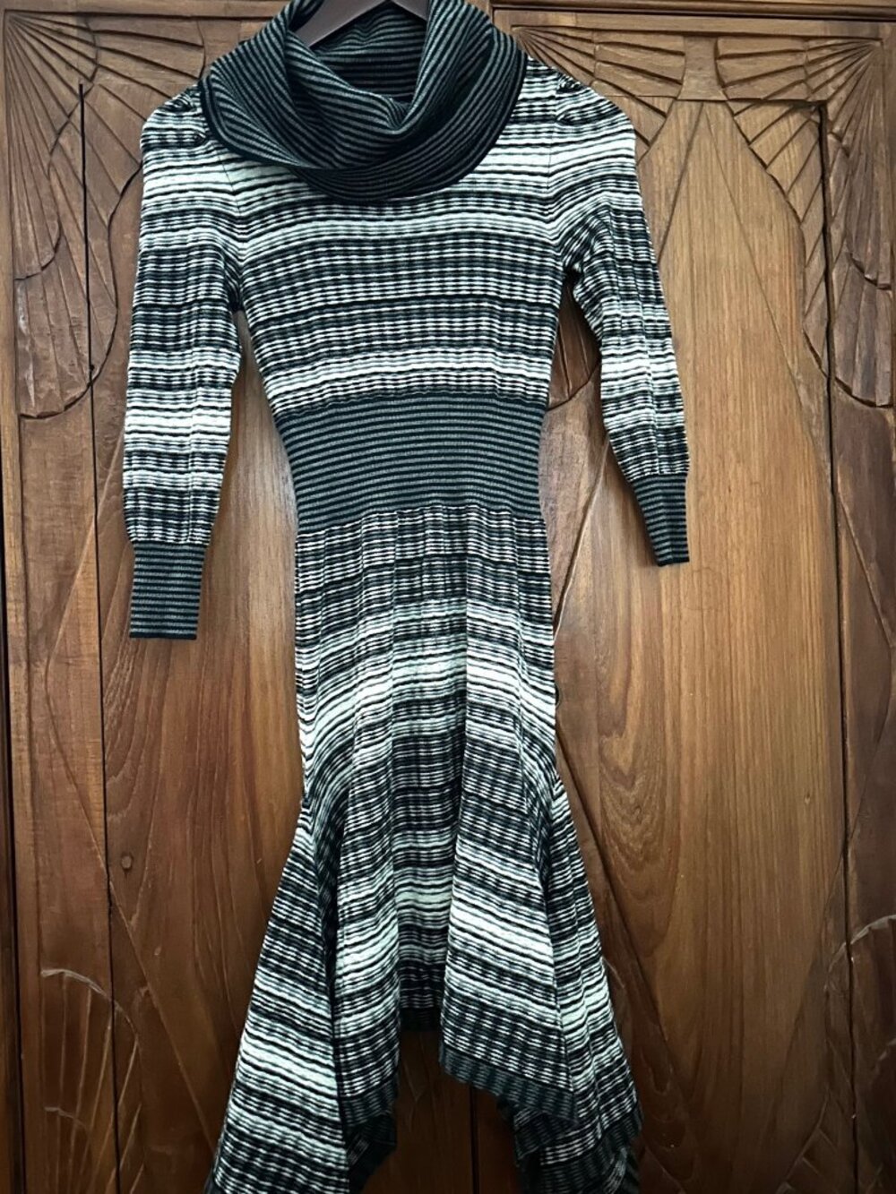 Karen Millen Merino Wool Sweater Dress XS